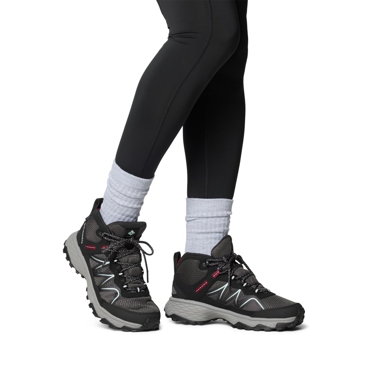 Columbia Womens Peakfreak Rush Mid Outdry, Dark Grey/Deep Madeira