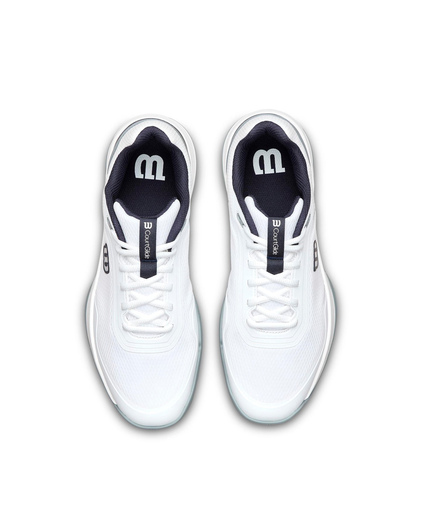 WILSON Men's Courtglide Padel Shoe - White/Navy Blazer/Quarry