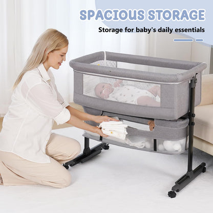 Semphis Moisés para Bebé 3 en 1 (Gray)