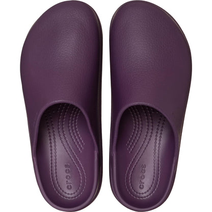 Crocs Women's Dylan Platform Clog, Mule Platform Shoes for Women, Plush Plum
