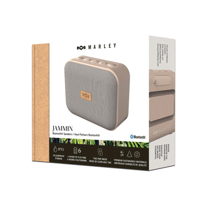 House of Marley Jammin' Altavoz Portátil con Bluetooth (Crema / Tamaño Compacto)