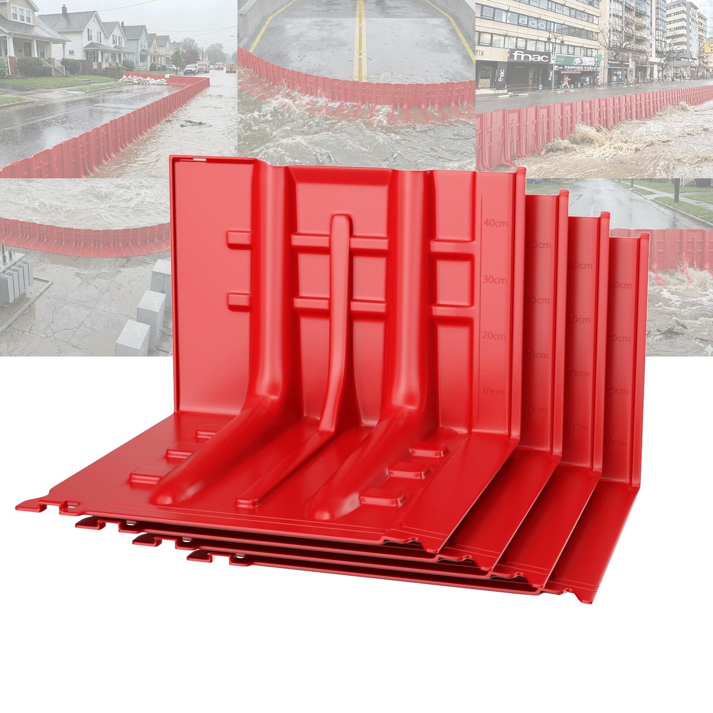 Barrera de Protección contra Inundaciones de ABS (Paquete de 4)