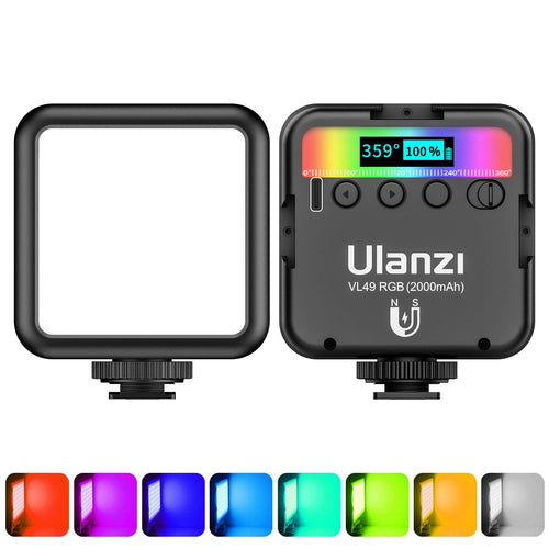 ULANZI VL49 Luces LED RGB para Video