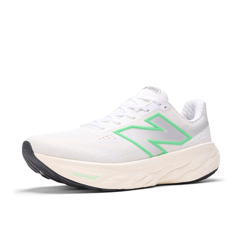 New Balance Men's Fresh Foam X 1080 V14 Running Shoe, Nb 103 White/Lime Leaf/Angora