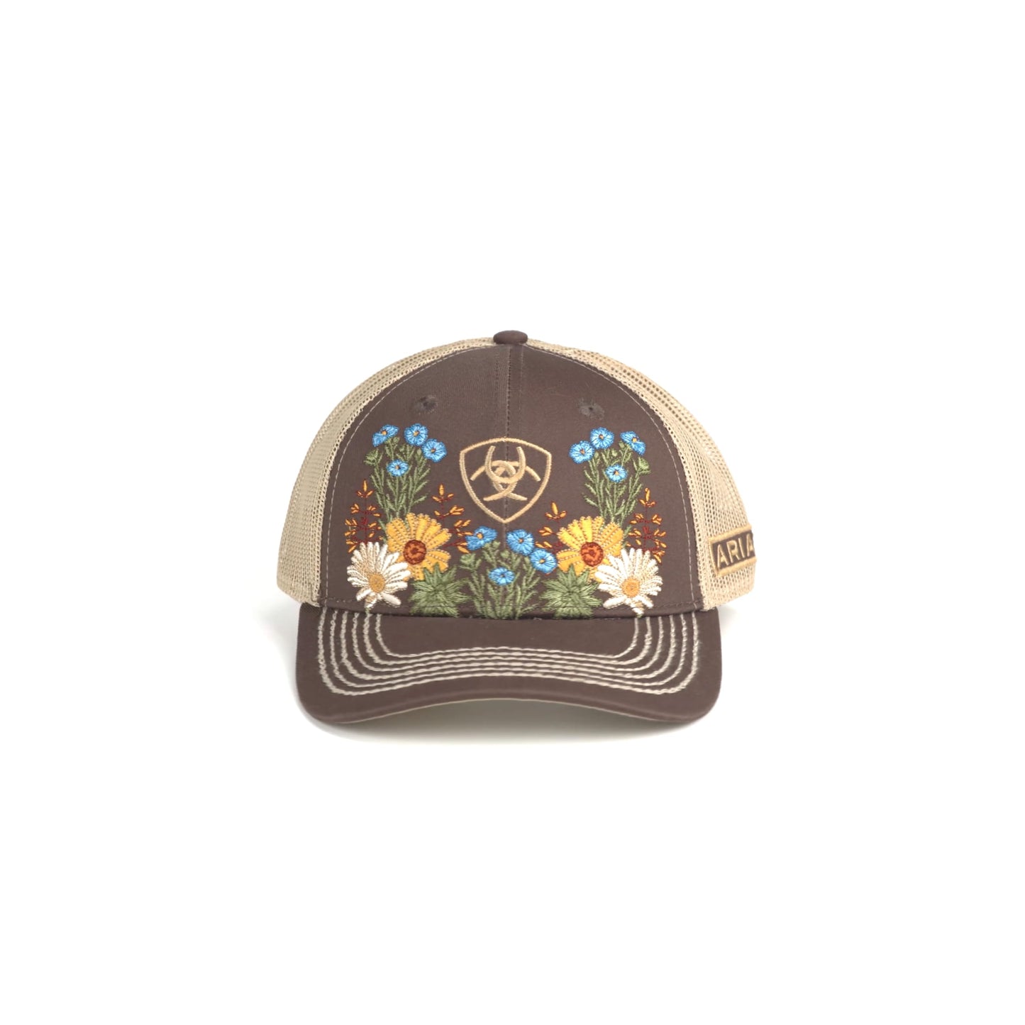 ARIAT Gorra Vintage Flowers para Mujer (Marrón)