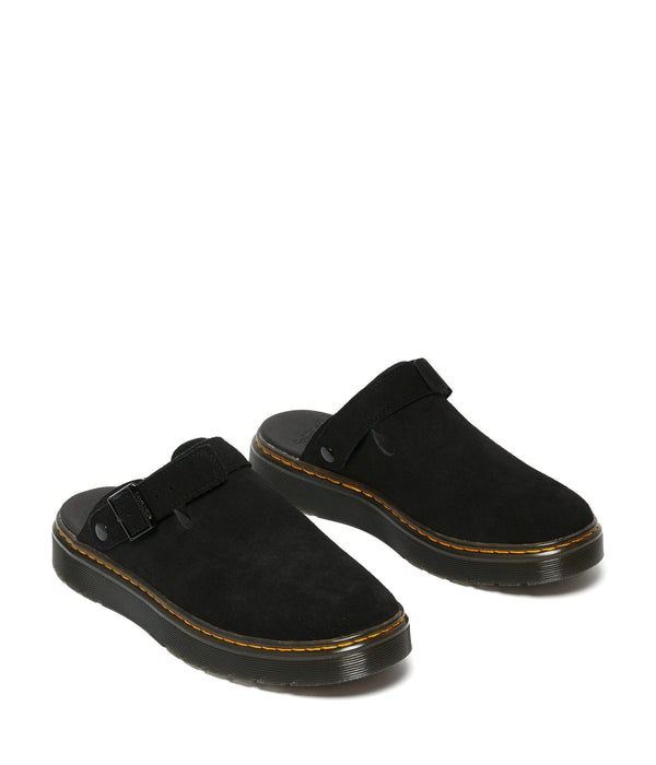 Dr. Martens Unisex Carlson Mule, Black E.H Suede Mb
