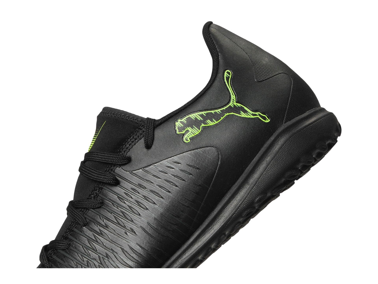 PUMA Men's Future Play Turf Trainer Soccer Cleats, Black-Fizzy Light-Green Terrain AH25