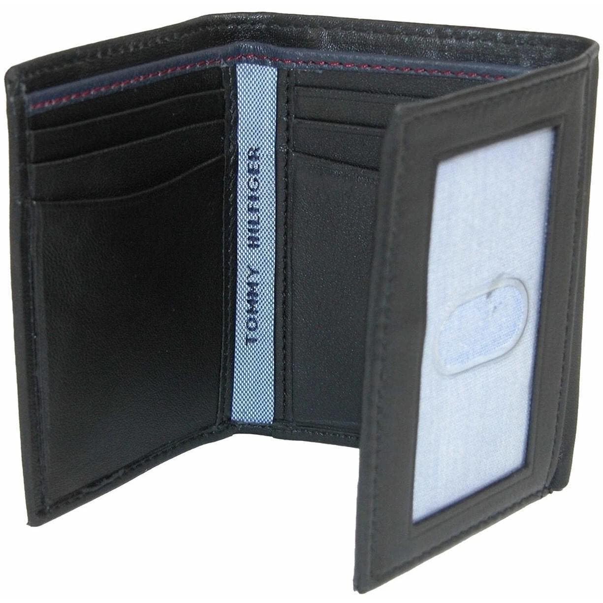 Tommy Hilfiger Billetera Tríptica de Cuero para Hombre