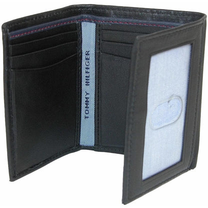 Tommy Hilfiger Billetera Tríptica de Cuero para Hombre