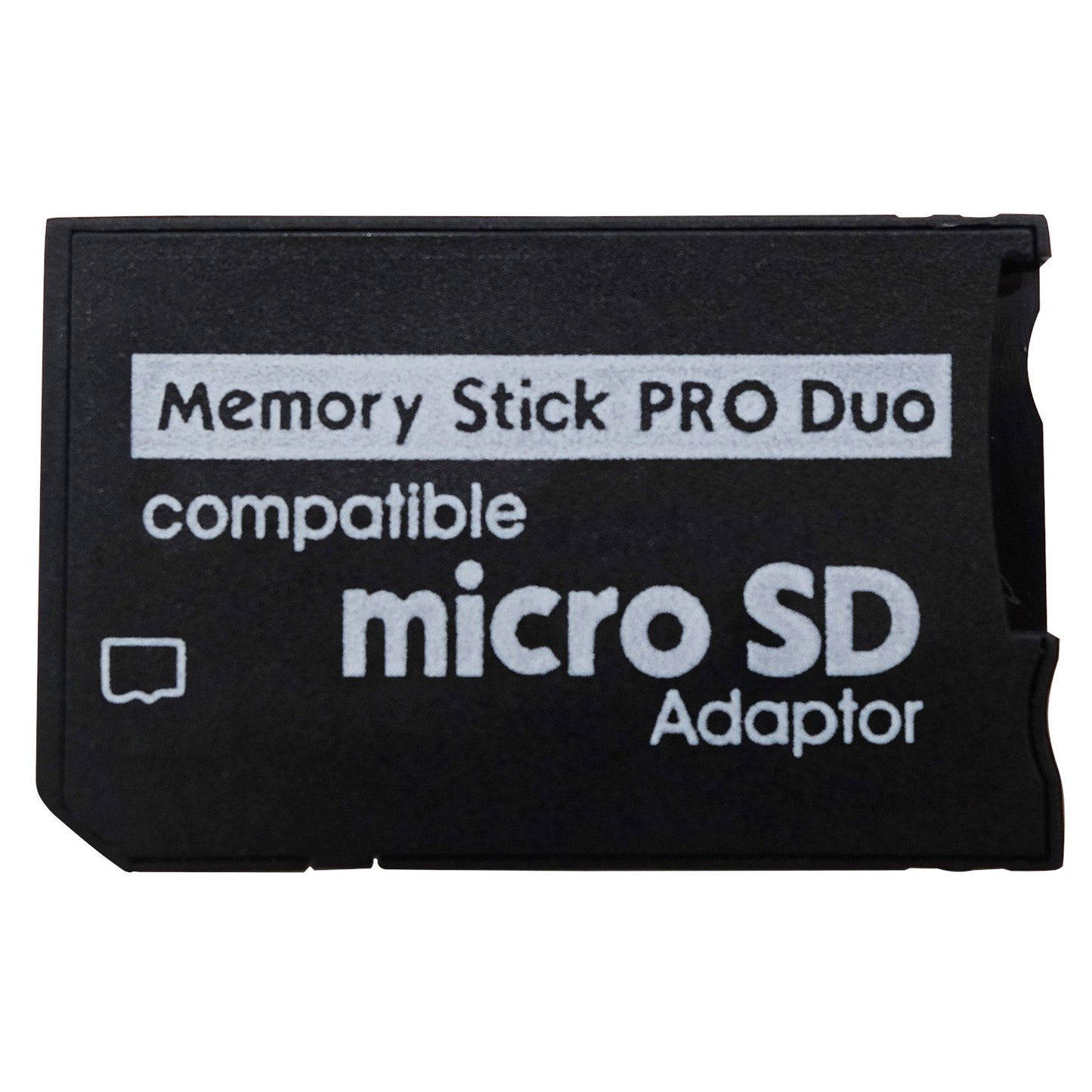 Funturbo PSP Memory Stick Adapter, Micro SD to Memory Stick PRO Duo MagicGate Card for Sony PlayStation Portable, Camera, Handycam