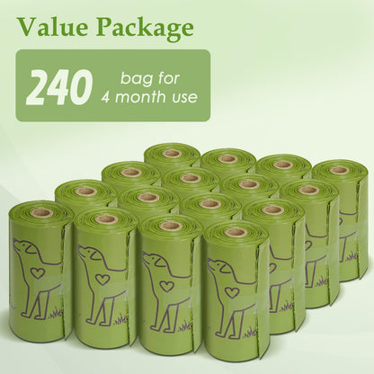 Bolsas para Desechos de Perro con Aroma a Lavanda (240 Unidades)