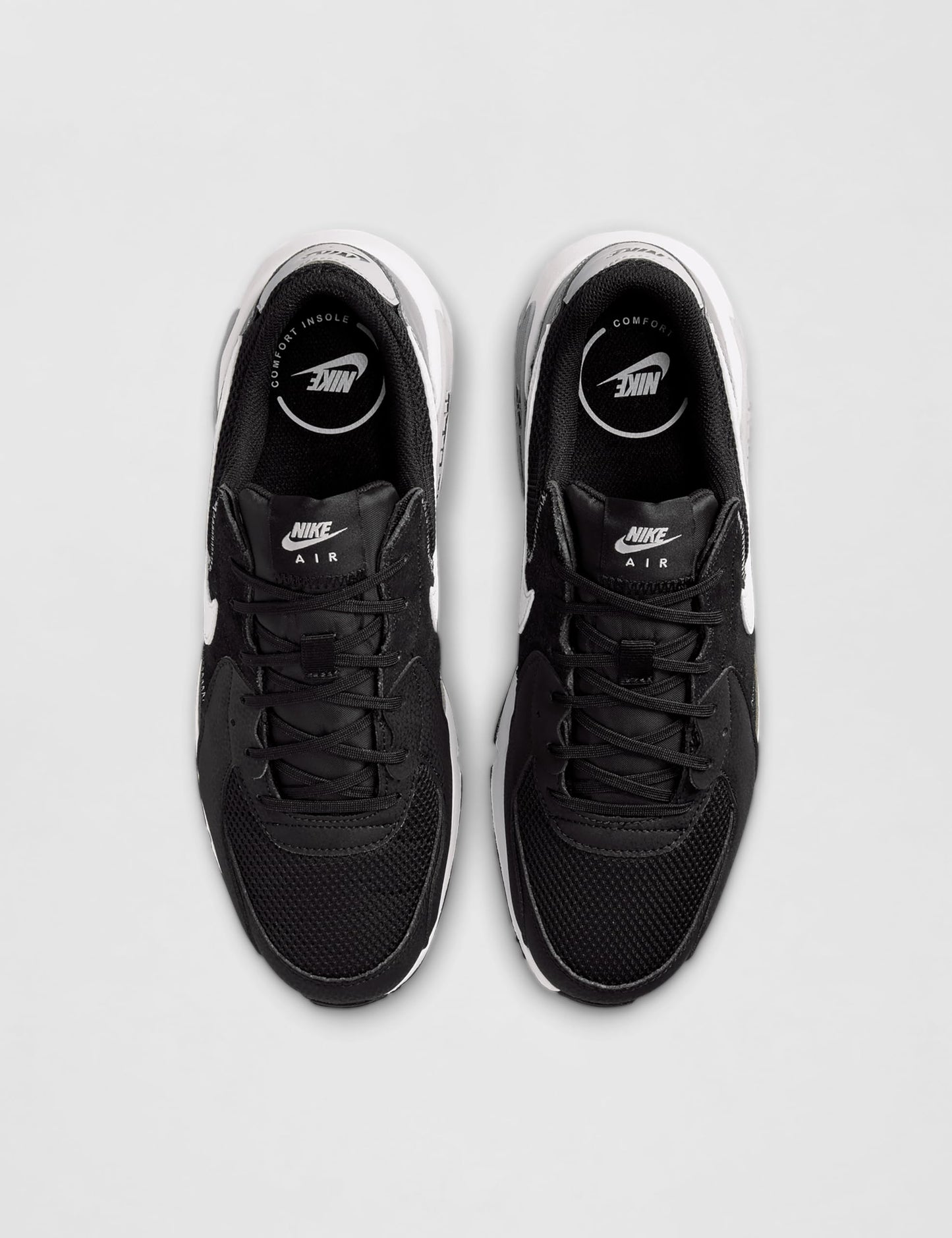 Nike Men's Air Max Excee Shoes, Black/White-Cool Grey-Wolf Grey