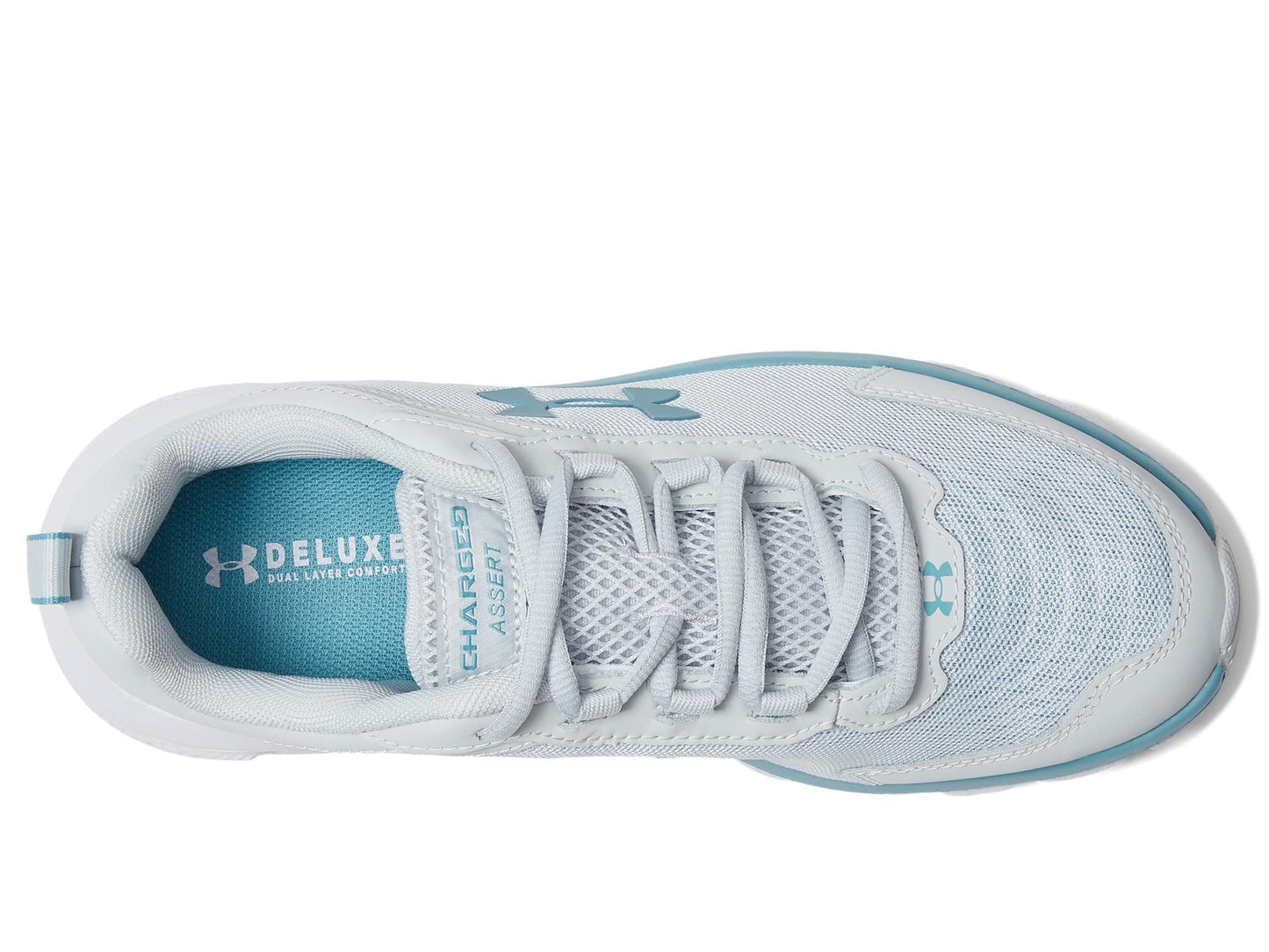 Under Armour Women's Charged Assert 9, (120) Halo Gray/Halo Gray/Still Water, US