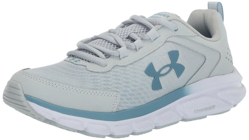 Under Armour Women's Charged Assert 9, (120) Halo Gray/Halo Gray/Still Water, US