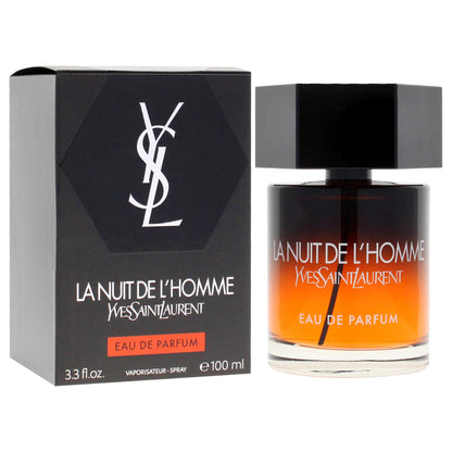 Yves Saint Laurent La Nuit De L'Homme para Hombre (3.3 oz / EDP Spray / Nuevo Lanzamiento 2019)