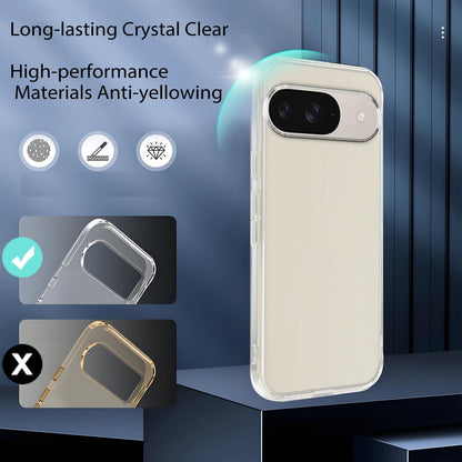 TENOC Funda Transparente para Google Pixel 9 y 9 Pro (6.3 Pulgadas)