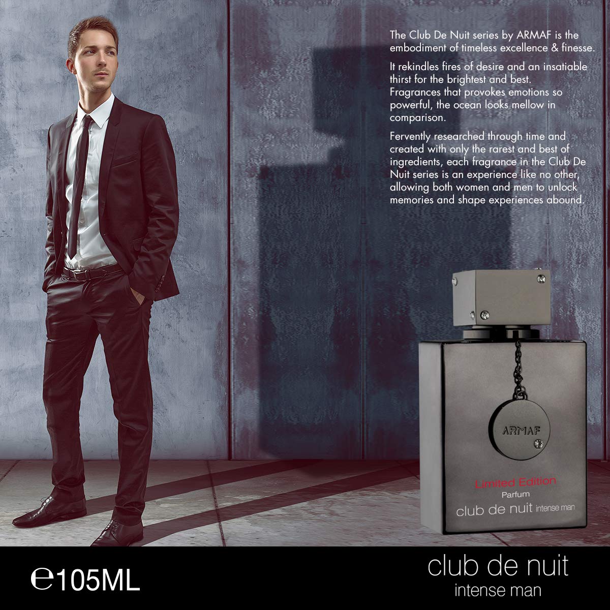 Armaf Club De Nuit Intense Edición Limitada para Hombre (3.6 oz)