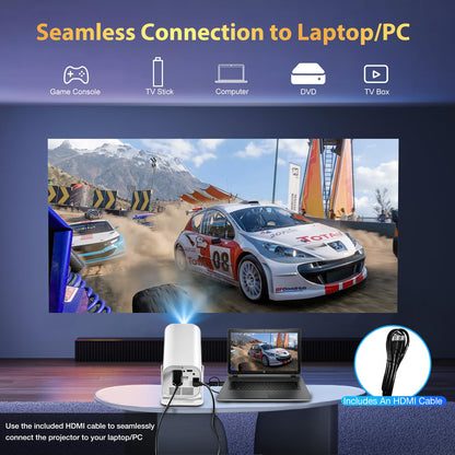 Mini Proyector Inteligente 1080P (WiFi / Bluetooth)