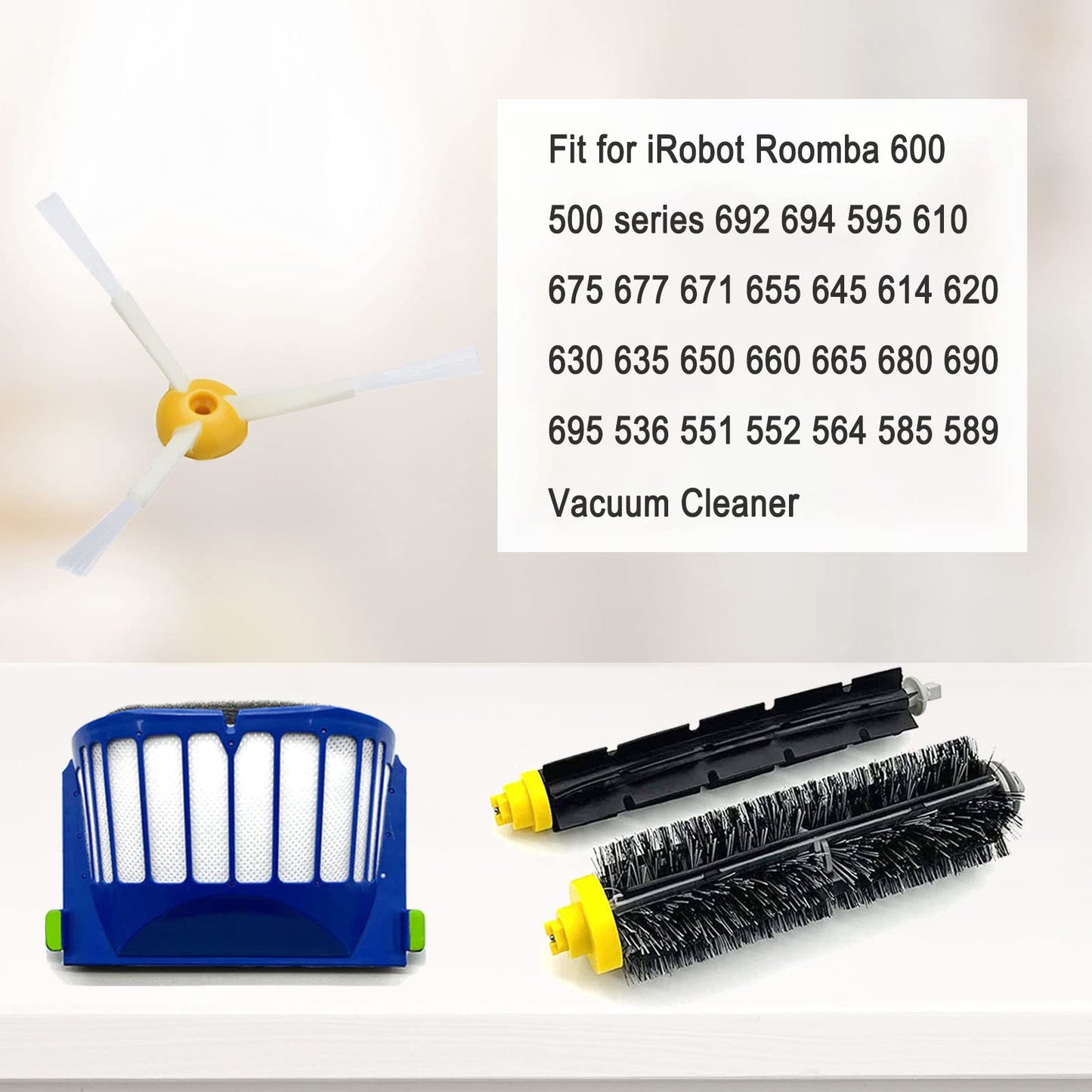 Kit de Piezas de Repuesto para iRobot Roomba (Serie 500 y 600)