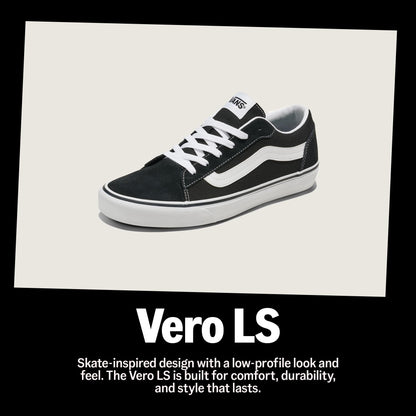 Vans Men's Vero LS Shoe - Casual Low-Top Sneakers for Fashion, Work & Walking