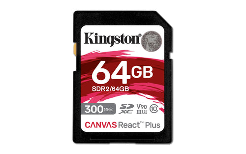 Kingston Tarjeta SD Canvas React Plus (64GB)