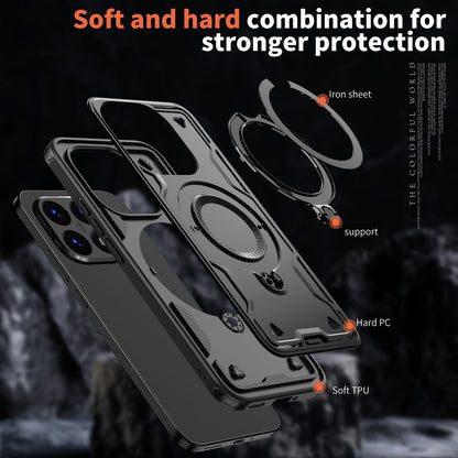 MRRSIWEI Funda Magnética para Xiaomi 15T Pro (Negro)