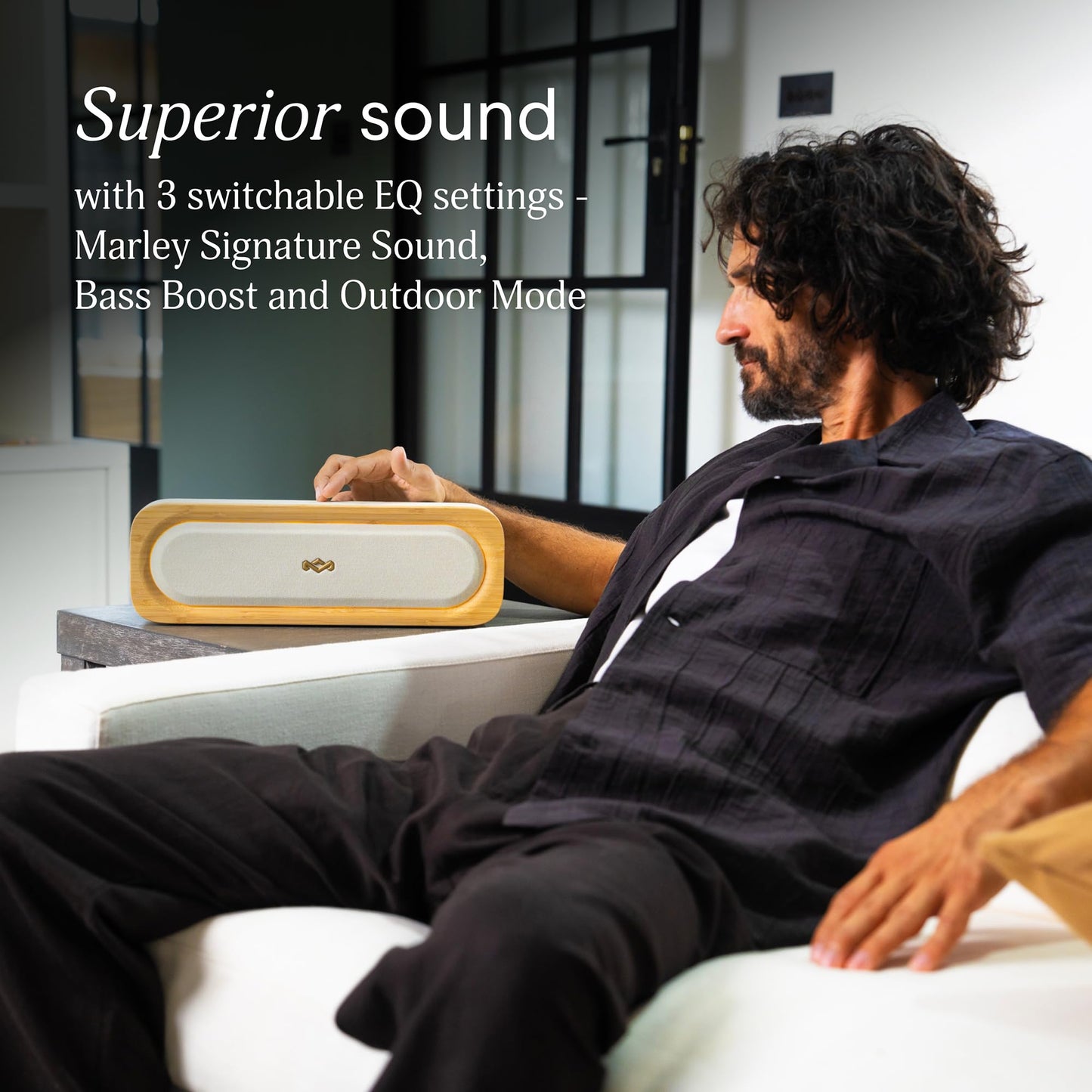 House of Marley Get Together 3 Altavoz Bluetooth (Crema / 10 Horas)