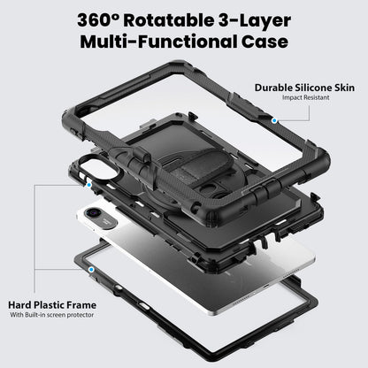 Gylint Funda para Tableta Xiaomi Redmi Pad 2 de 11 Pulgadas (Negro)