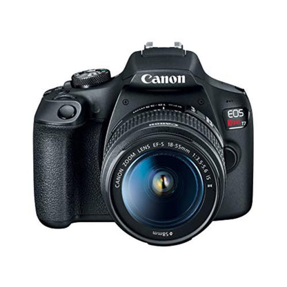 Canon EOS Rebel T7 DSLR Camera EF-S 18-55mm f/3.5-5.6 is II Lens Kit, 24.1 Megapixel CMOS (APS-C) Sensor, Full HD Videos, Built-in Wi-Fi, Beginner Photographers, Digital Camera, Black