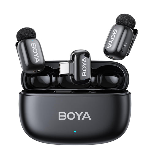 BOYA Micrófonos Lavalier Inalámbricos Mini 2