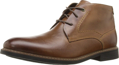 Rockport mens Classic Break chukka boots, Dark Brown Leather