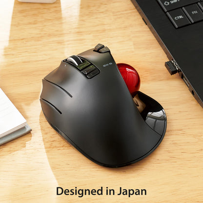 ELECOM Ratón Trackball para Zurdos EX-G (2.4 GHz)