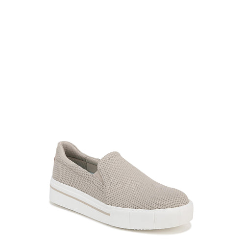 Dr. Scholl's Womens Happiness Lo Sneaker Light Taupe Knit