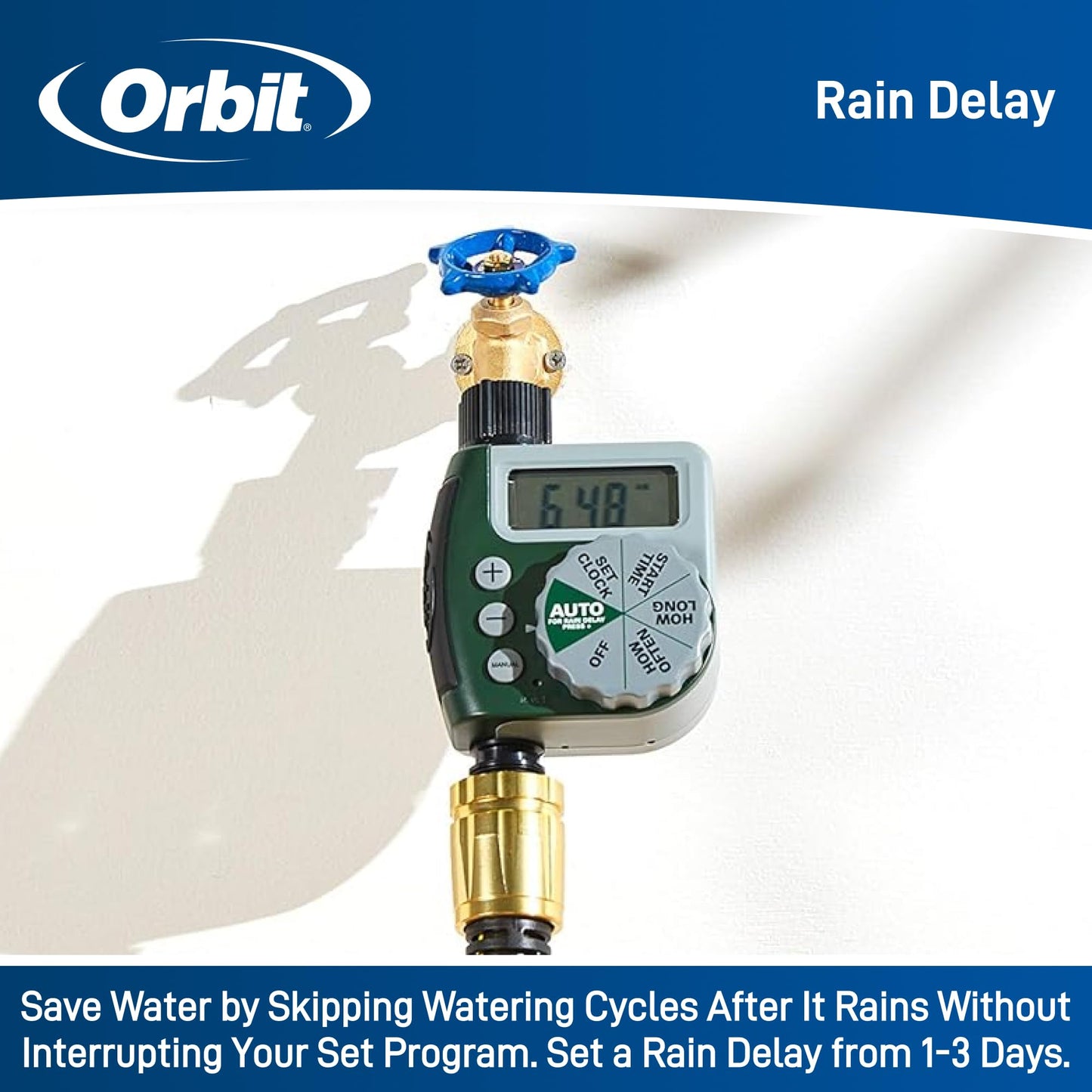 Orbit Temporizador Digital Programable para Manguera (62061)