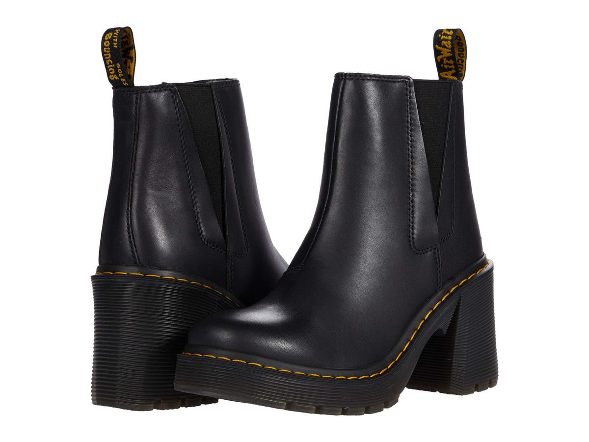 Dr. Martens Women's Spence Chelsea Boot, Black Sendal Nappa