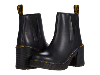 Dr. Martens Women's Spence Chelsea Boot, Black Sendal Nappa