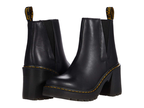 Dr. Martens Women's Spence Chelsea Boot, Black Sendal Nappa