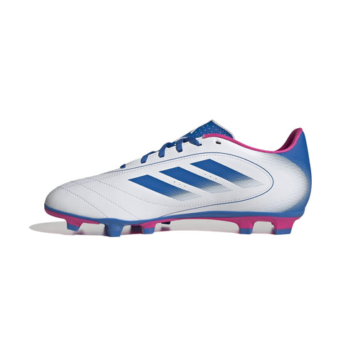 Adidas Unisex-Adult Goletto IX Firm Ground/Multi Ground Soccer, White/Bright Royal/Team Shock Pink