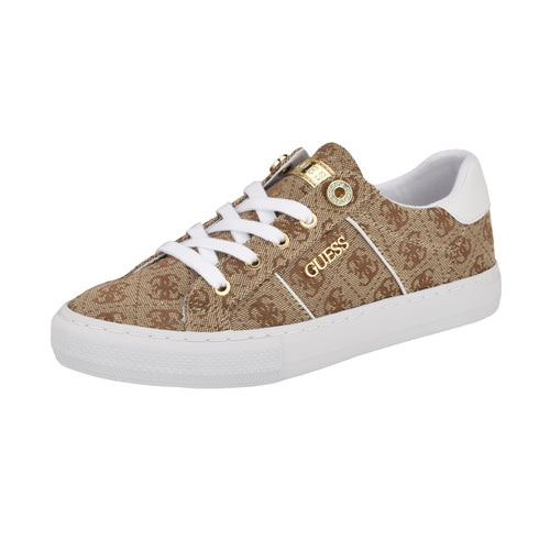 Guess Women's Loven Sneaker, Medium Brown 219