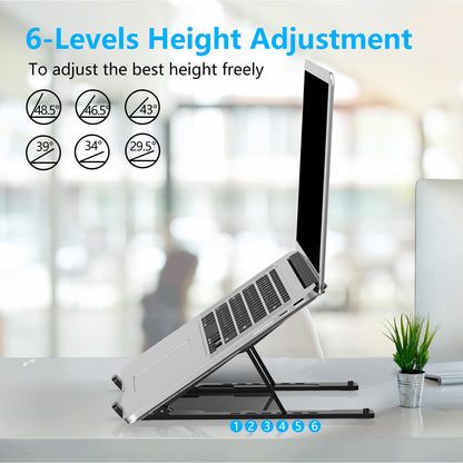 Gogoonike Soporte Ajustable para Laptop (Para Laptops de 10-15.6”)