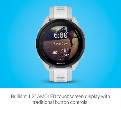 Garmin Reloj Inteligente para Correr Forerunner 165 (Whitestone)