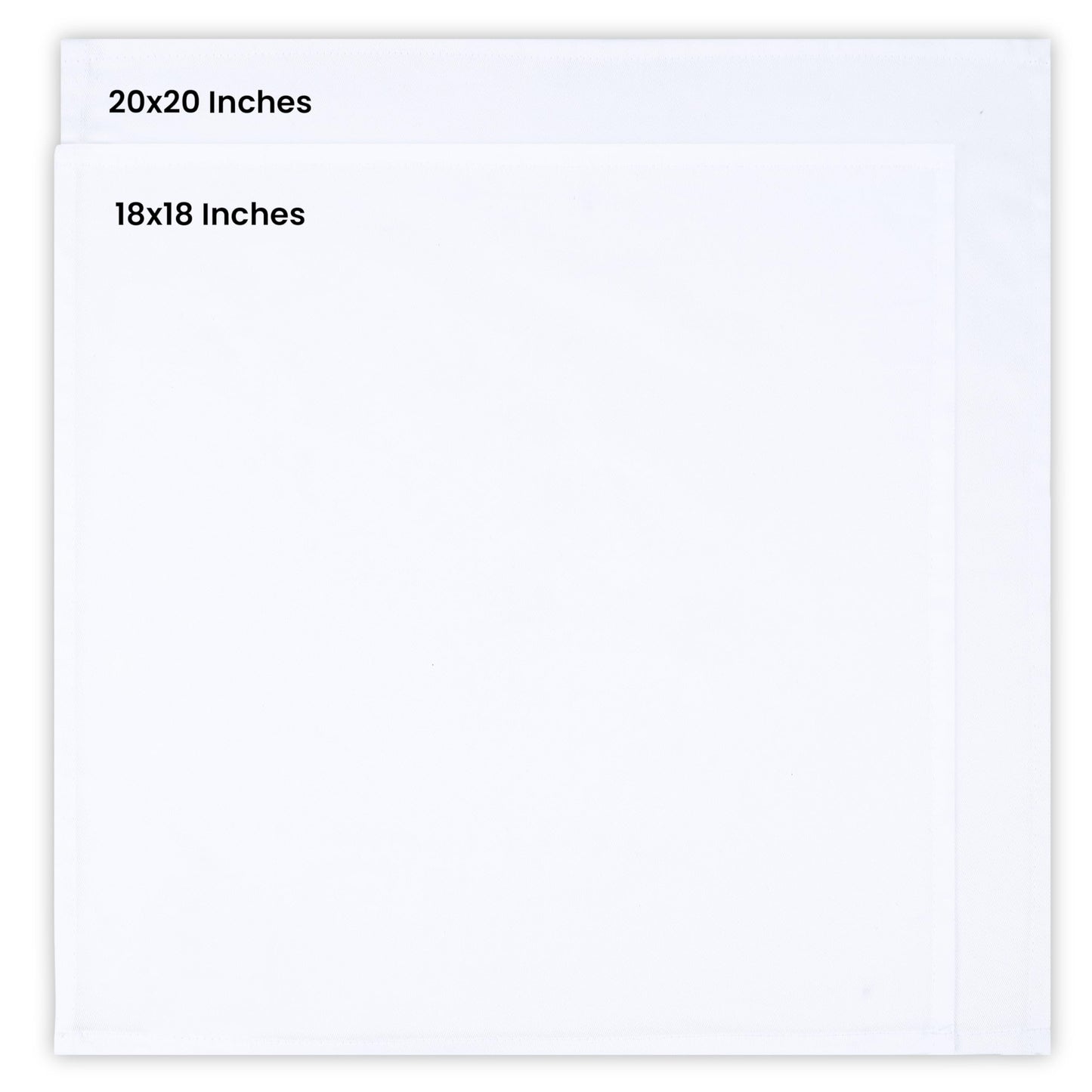 Utopia Kitchen White Cloth Napkins 288 Pack (18x18 Inches), Commercial Grade Dinner Napkins Bulk, Absorbent Cotton Blend, Washable Reusable for Restaurant, Hotel, Wedding, Lunch and Banquet