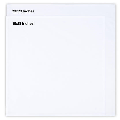 Utopia Kitchen White Cloth Napkins 288 Pack (18x18 Inches), Commercial Grade Dinner Napkins Bulk, Absorbent Cotton Blend, Washable Reusable for Restaurant, Hotel, Wedding, Lunch and Banquet