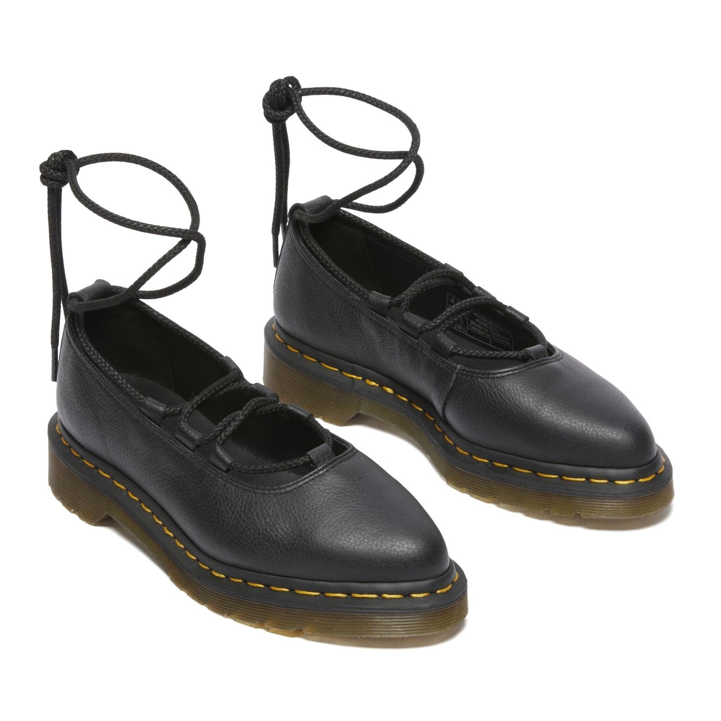Dr. Martens Women's Elphie II Lace Up Shoe, Black Virginia