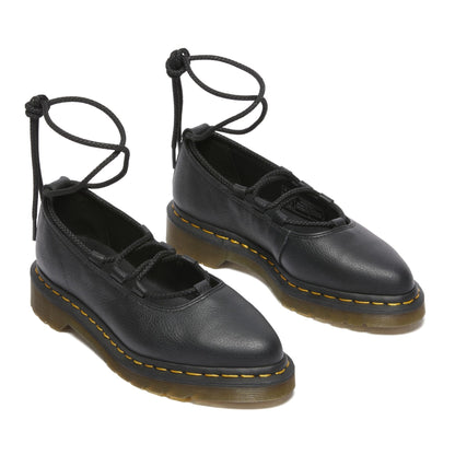 Dr. Martens Women's Elphie II Lace Up Shoe, Black Virginia