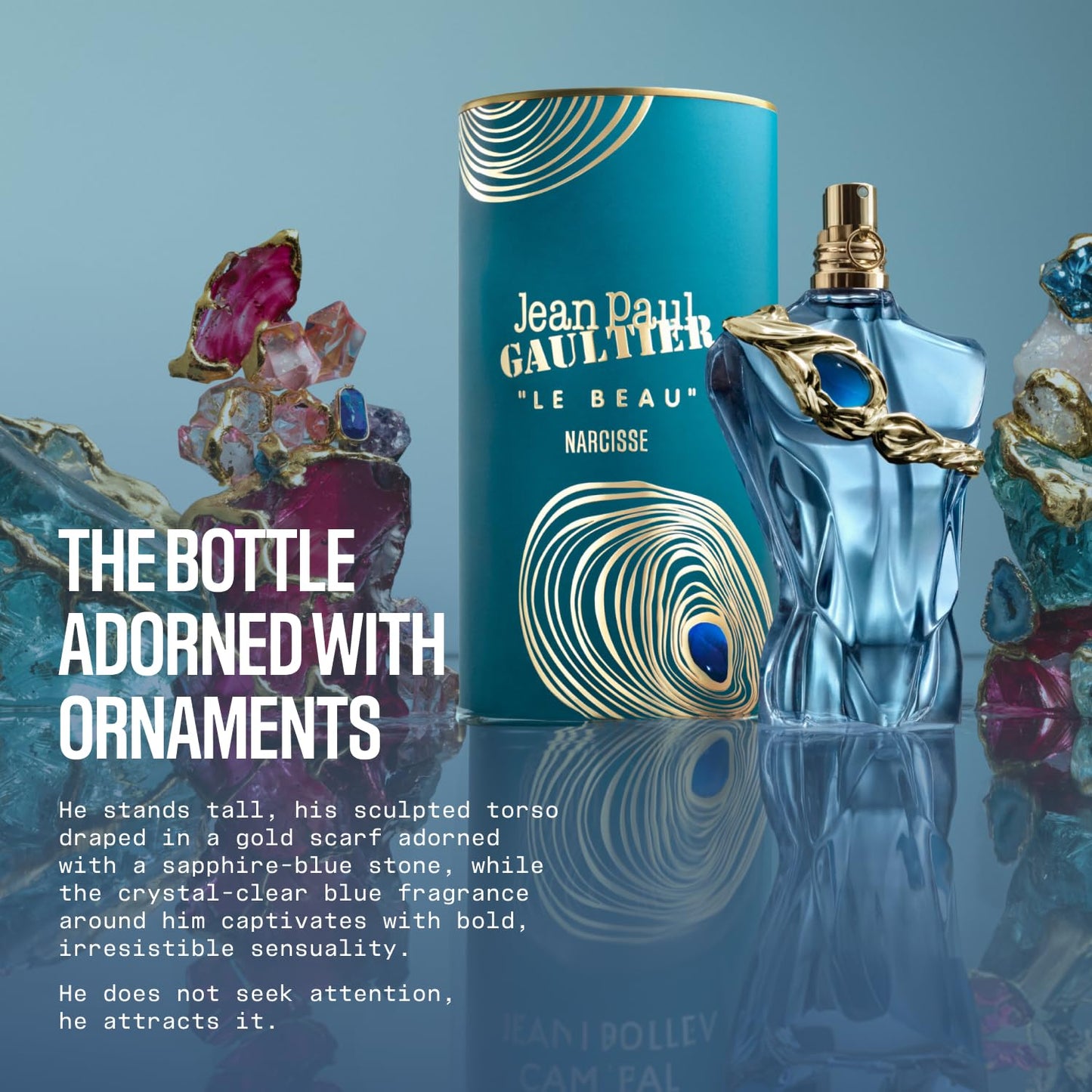 Jean Paul Gaultier Le Beau Narcisse EDP para Hombre (2.5 oz)
