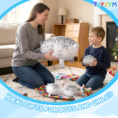 TOYSYM Almohada de Peluche de Foca Regordeta (20 pulgadas)