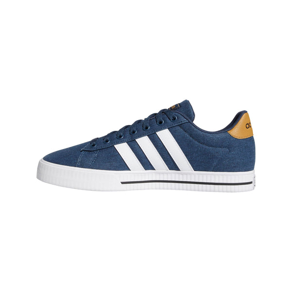 adidas Men's Daily 3.0 Skate Shoe, Crew Navy/White/Core Black