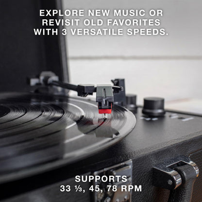 Victrola Toca Discos Portátil de Maleta Journey con Bluetooth (Blanco)
