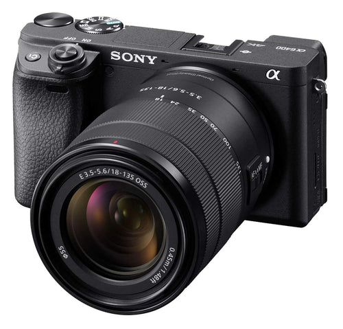 Sony a6400 Mirrorless Interchangeable-Lens Camera with 18-135mm Lens (Black)